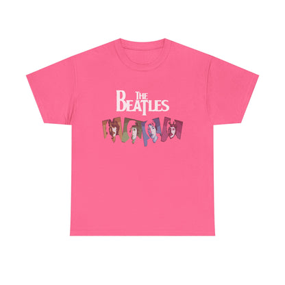 Retro Beatles Graphic Tee - Vintage Unisex Heavy Cotton T-Shirt, Music Lover Gift, 60s Inspired Fashion, Concert T-Shirt, Gift for Him/Her