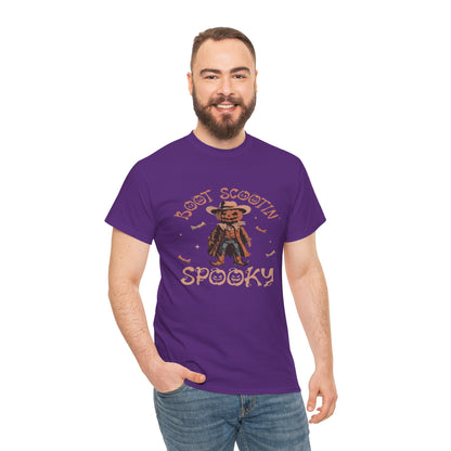 Spooky Cowboy Tee, Unisex Heavy Cotton T-Shirt, Halloween Costume, Fall Fashion, Fun Casual Wear, Gift for Friends, Boot Scootin' [...]