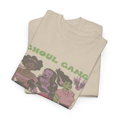 Ghoul Gang Unisex Heavy Cotton Tee | Halloween T-Shirt, Spooky Apparel, Gothic Fashion, Funny Gift, Group Costume