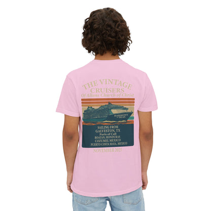 Vintage Allons church of Christ Cruise Pocket T-Shirt