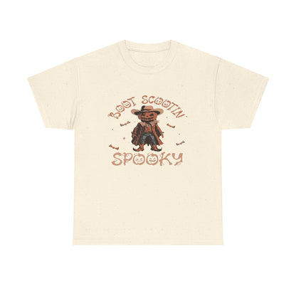 Spooky Cowboy Tee, Unisex Heavy Cotton T-Shirt, Halloween Costume, Fall Fashion, Fun Casual Wear, Gift for Friends, Boot Scootin' [...]