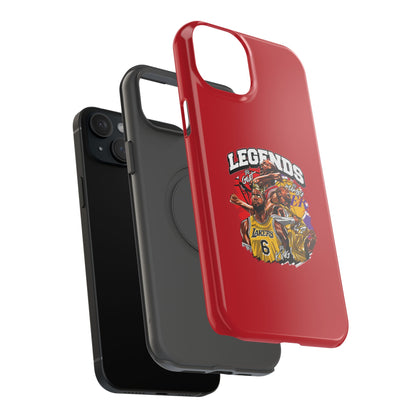 Legends Basketball Graphic Phone Case — Impact-Resistant iPhone Cover
