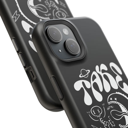 Magnetic Phone Case - Take It Easy Design, Cute Phone Cover, Gift for Him or Her, Trendy Accessories, Unique Tech Gifts