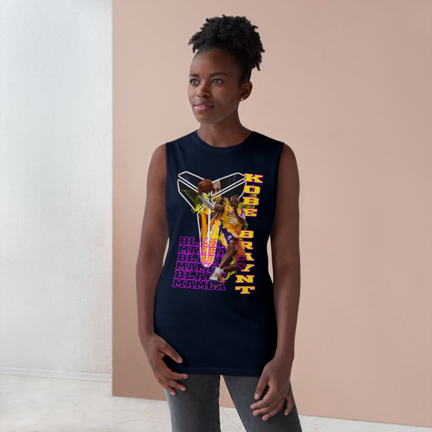 Kobe Bryant Unisex Tank Top, Basketball Apparel, Sports Fitness Gear, Tribute Shirt, Gift for Athletes, Summer Sportswear