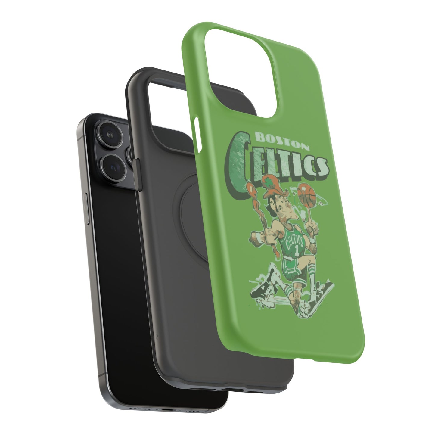 Boston Celtics Impact-Resistant Phone Case, Basketball Phone Cover, Sports Fan Gift, Sturdy Phone Case, NBA Merchandise, Team Spirit Decor