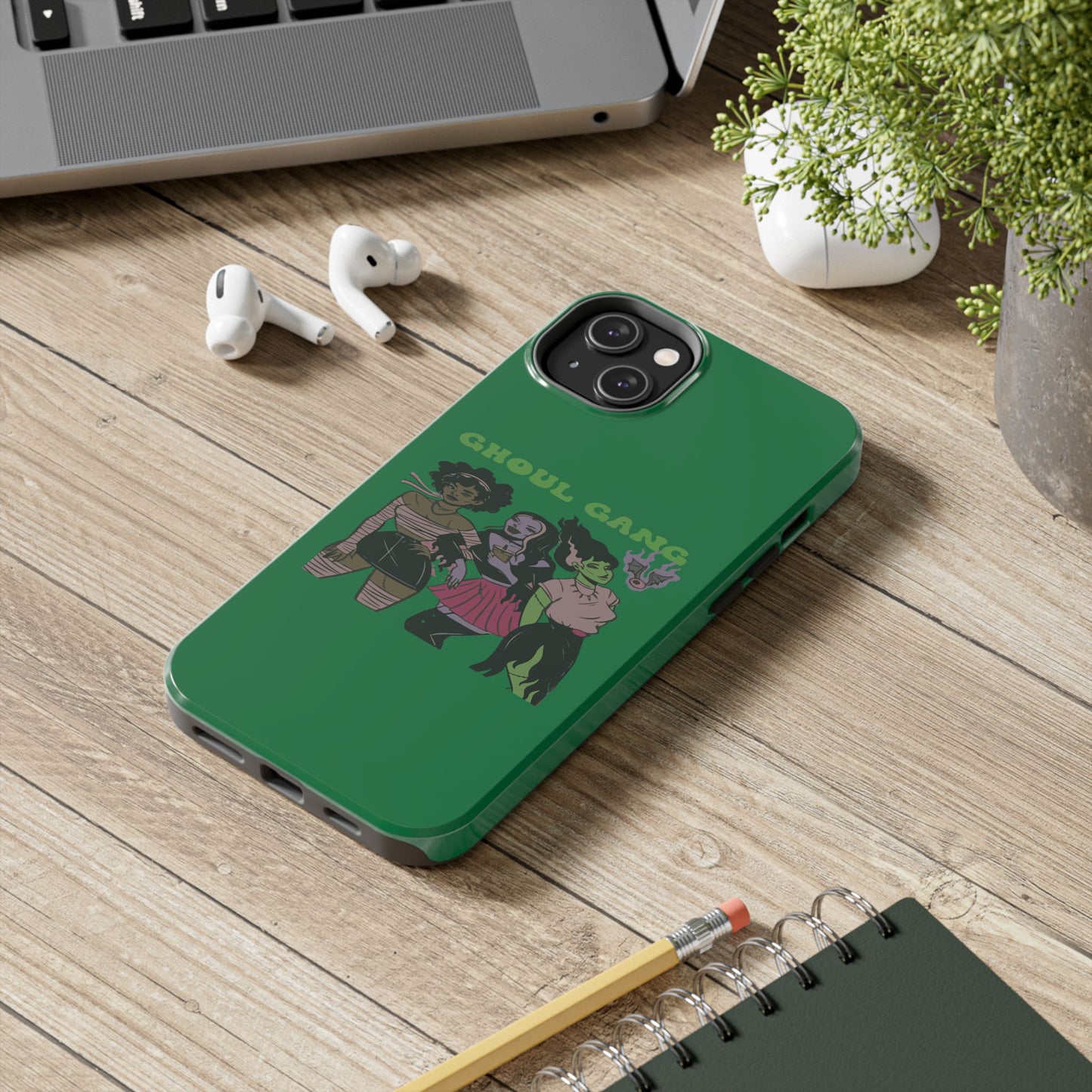 Ghoul Gang Tough Phone Case, Phone Accessory, Halloween Gift, Spooky Aesthetic, Durable Protection, Trendy Design