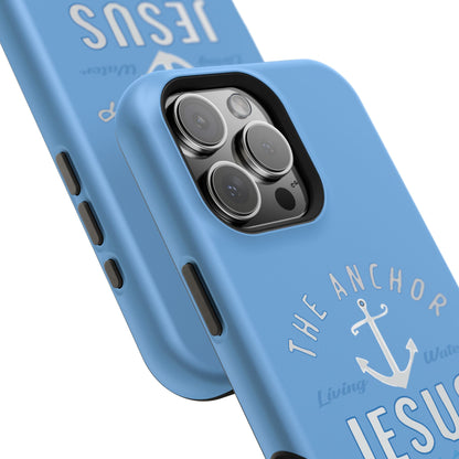 Jesus Anchor Phone Case, Christian Tech Accessories, Inspirational Gifts, Unique Phone Covers, Faith-Based Decor