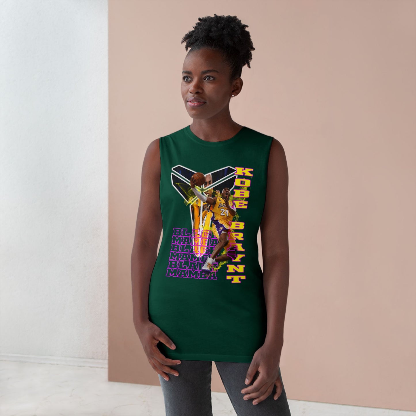 Kobe Bryant Unisex Tank Top, Basketball Apparel, Sports Fitness Gear, Tribute Shirt, Gift for Athletes, Summer Sportswear