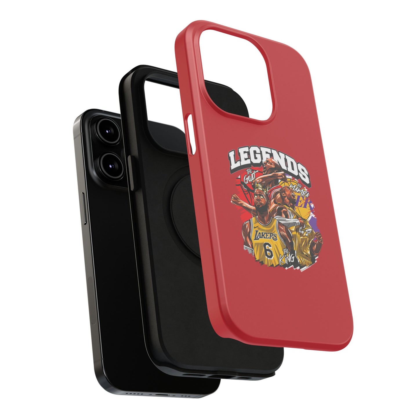 Legends Basketball Graphic Phone Case — Impact-Resistant iPhone Cover