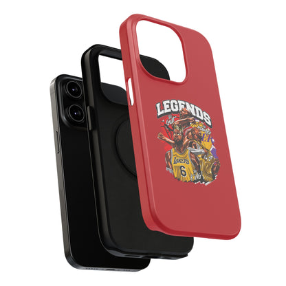 Legends Basketball Graphic Phone Case — Impact-Resistant iPhone Cover