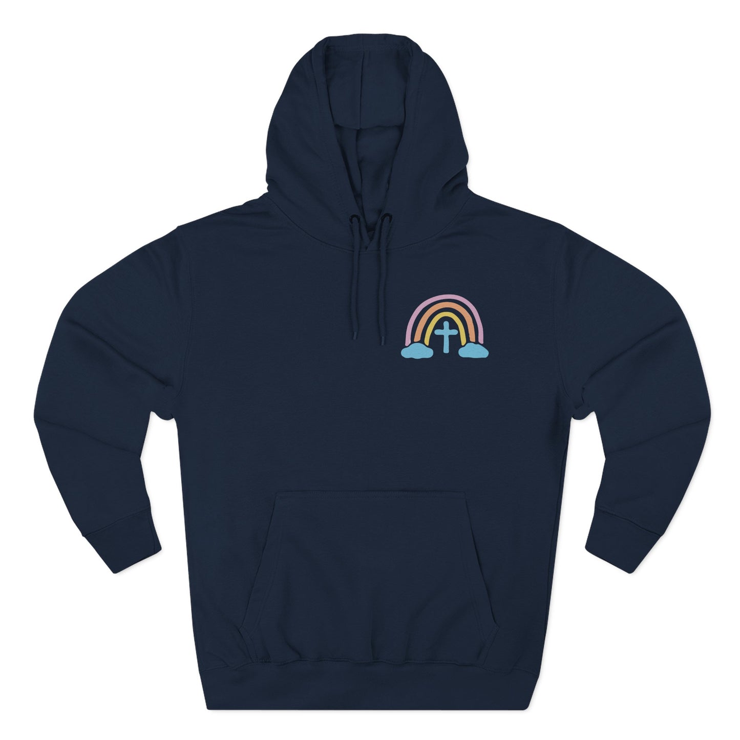Child of a God Citizen of Heaven Hoodie | Pastel Rainbow Faith Design