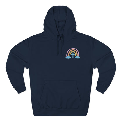 Child of a God Citizen of Heaven Hoodie | Pastel Rainbow Faith Design