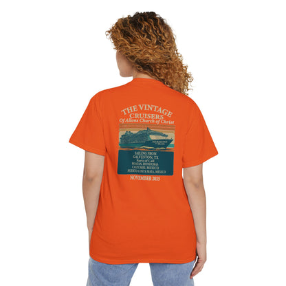 Retro Pocket Tee Allons Church of Christ Cruise 2025 Unisex T-Shirt