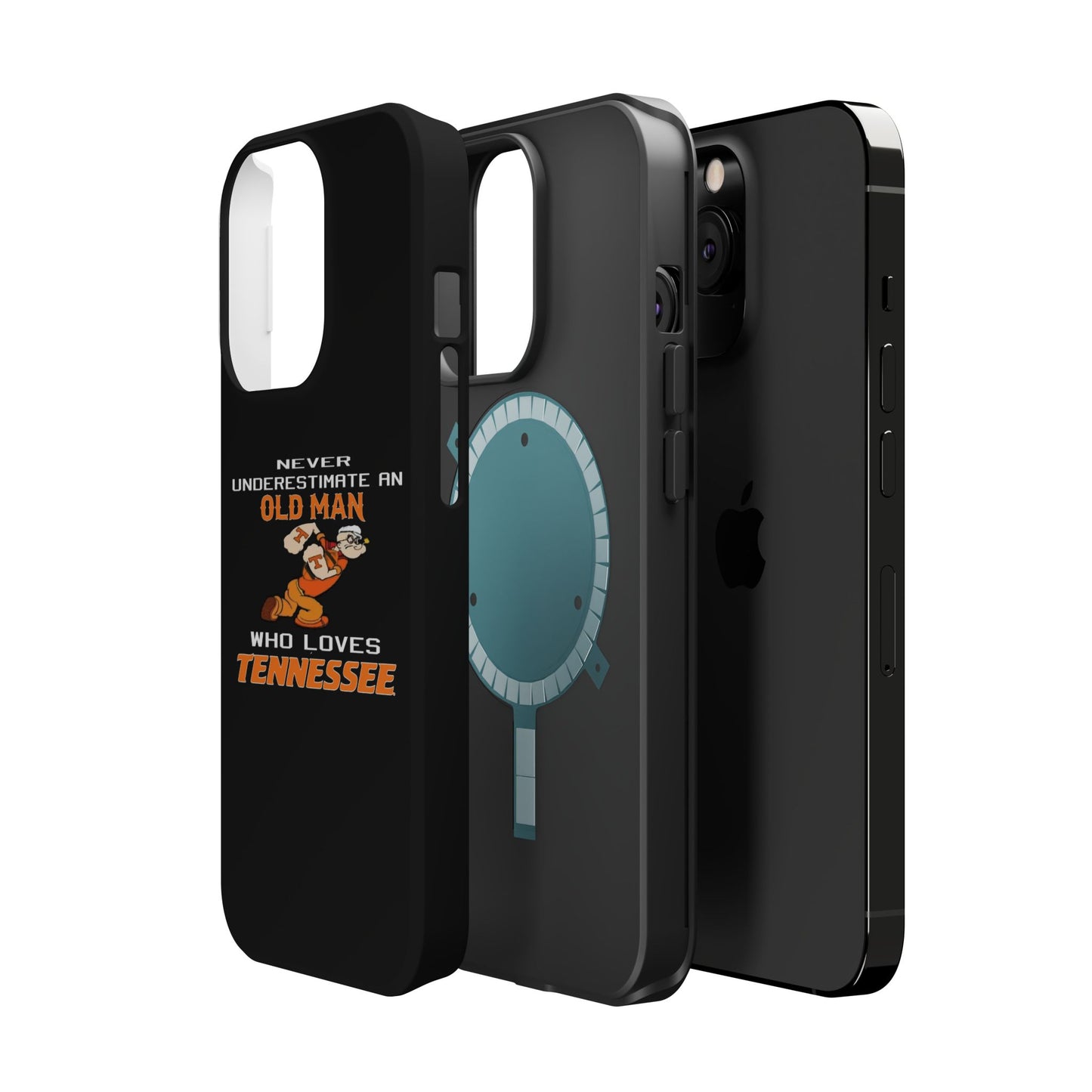 Tough Phone Case, Old Man Who Loves Tennessee, Gift for Grandpa, Tennessee Pride, Men's Accessories, Father's Day, Custom Cases