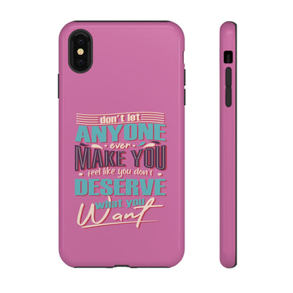 Inspirational Phone Case, Motivational Phone Cover, Tough Cases for Her, Gift for Friends, Self-Love Quote Case