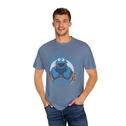 Cookie Monster Inspired Unisex T-Shirt, Fun Gift for Gamers, Casual Wear, Birthday Gift, Kitchen & Gym Motivation