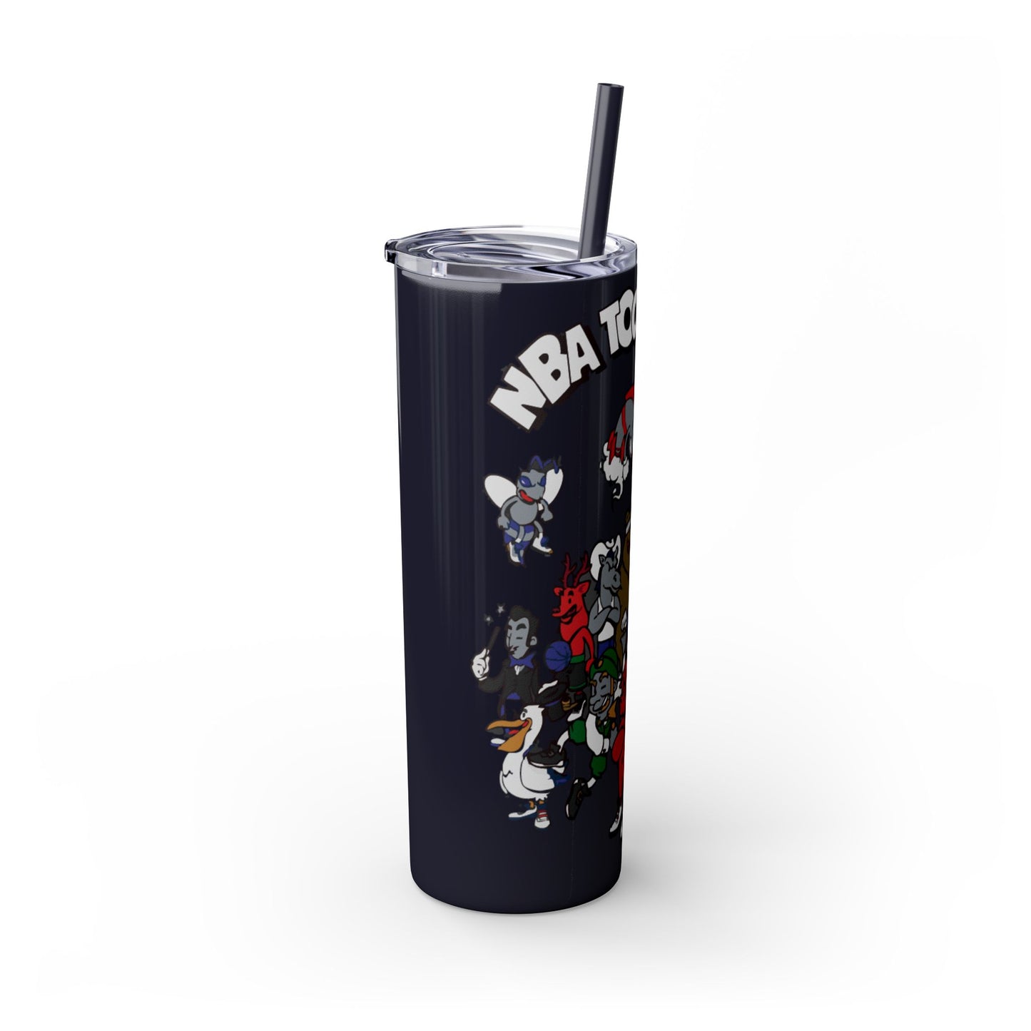 NBA Toons Skinny Tumbler with Straw, 20oz - Stylish Drinkware for Sports Fans, Gift for Birthdays, Holidays, Basketball Lovers, Fun [...]