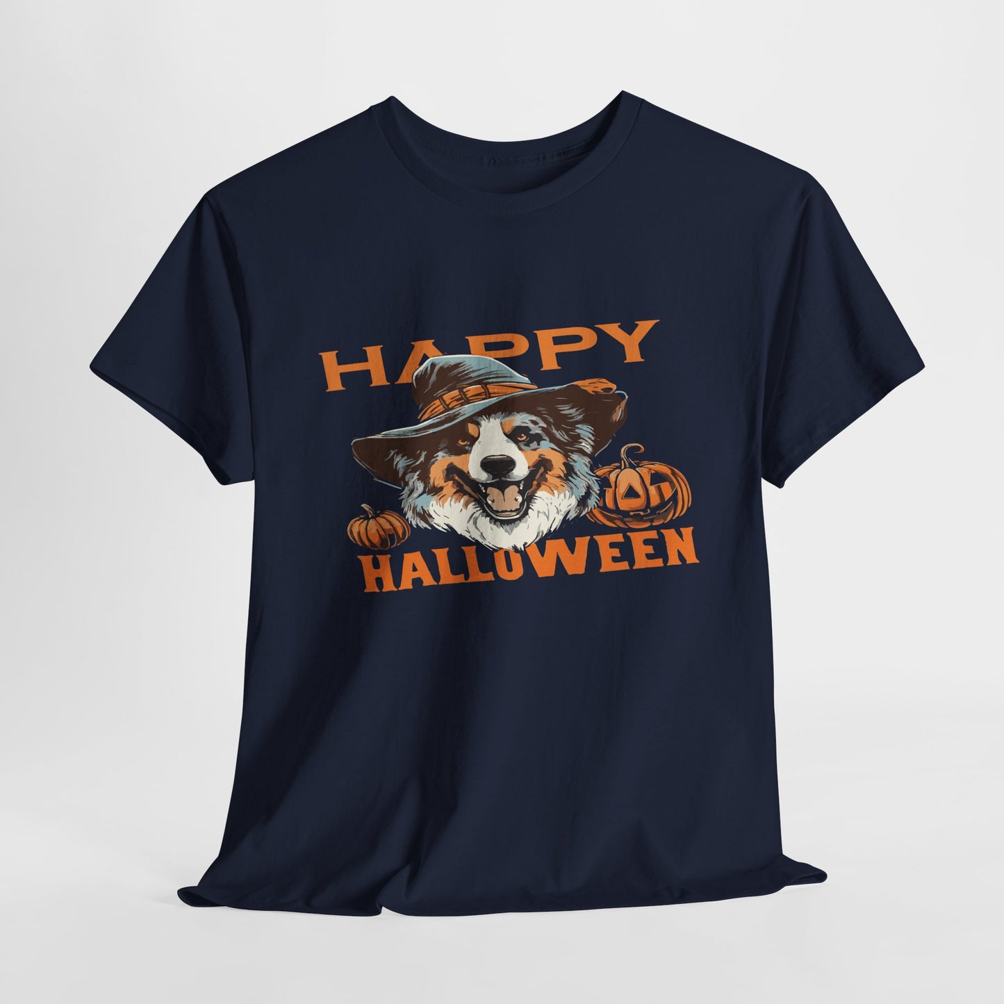 Halloween Dog Graphic Tee, Unisex T-Shirt, Spooky Pet Shirt, Fall Apparel, Trick or Treat Top