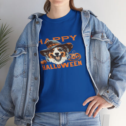 Halloween Dog Graphic Tee, Unisex T-Shirt, Spooky Pet Shirt, Fall Apparel, Trick or Treat Top