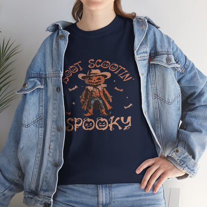 Spooky Cowboy Tee, Unisex Heavy Cotton T-Shirt, Halloween Costume, Fall Fashion, Fun Casual Wear, Gift for Friends, Boot Scootin' [...]