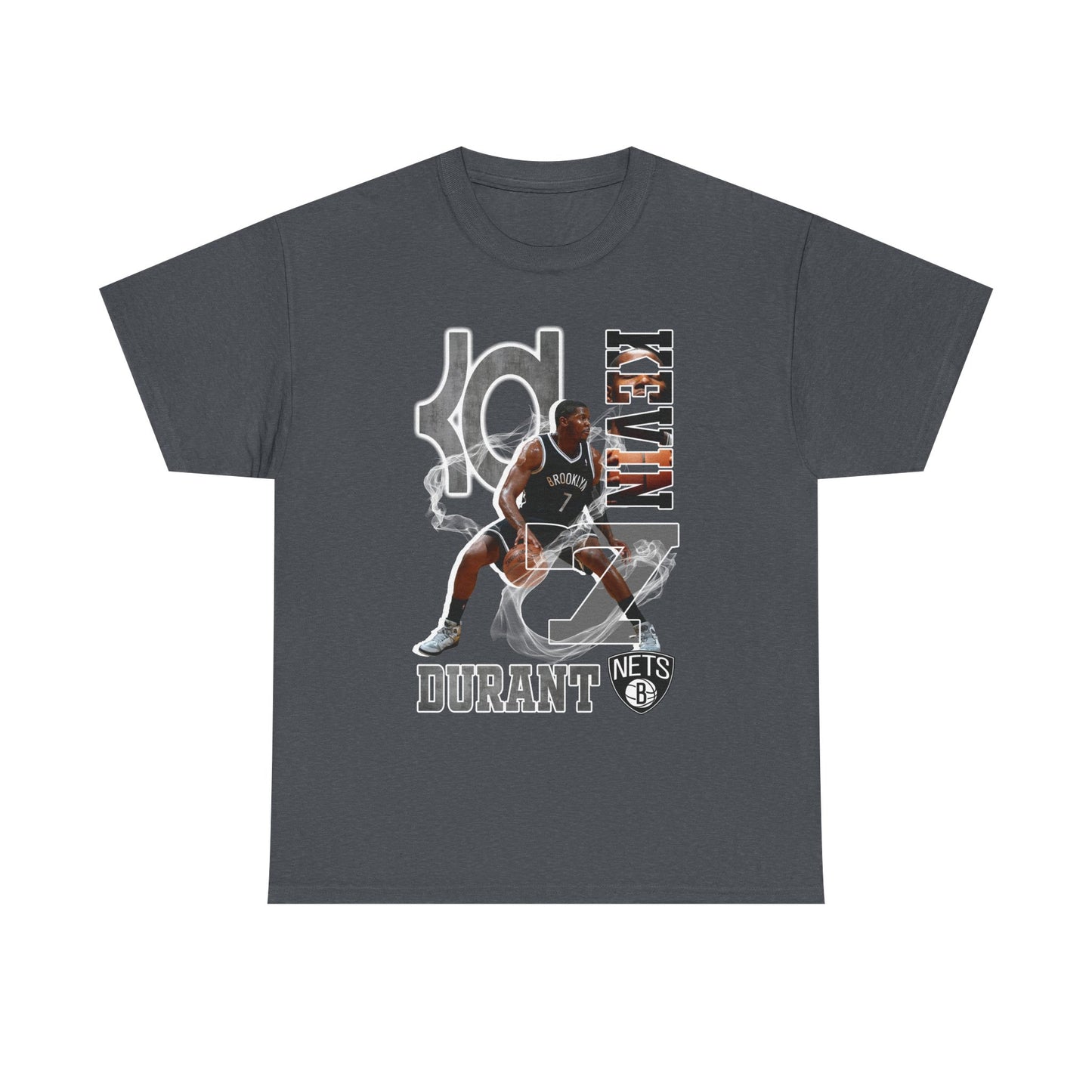 Kevin Durant Unisex Heavy Cotton Tee, Basketball Fan Shirt, Sports Apparel, Gift for Sports Enthusiasts, NBA Style T-Shirt