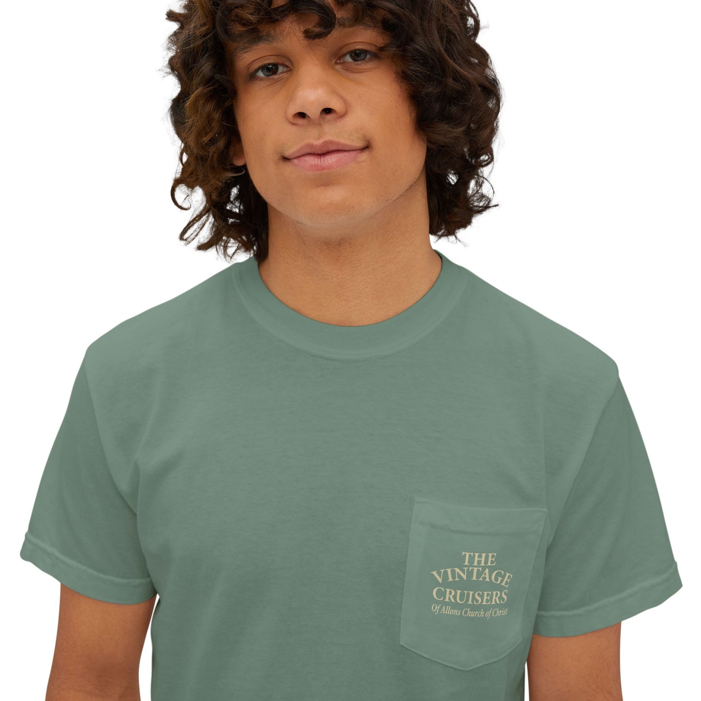Vintage Allons church of Christ Cruise Pocket T-Shirt