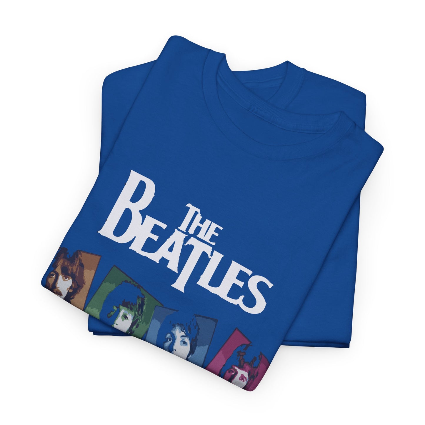 Retro Beatles Graphic Tee - Vintage Unisex Heavy Cotton T-Shirt, Music Lover Gift, 60s Inspired Fashion, Concert T-Shirt, Gift for Him/Her