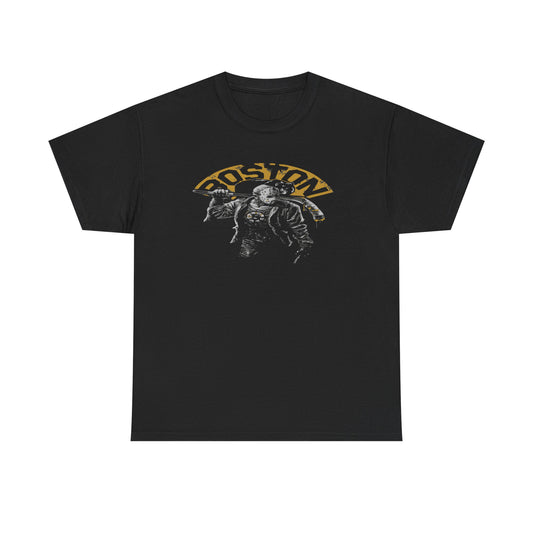 Boston Graphic Tee, Unisex Cotton T-Shirt, Casual Wear, Gift for Him/Her, Streetwear Style, Travel Souvenir, Boston Pride Shirt