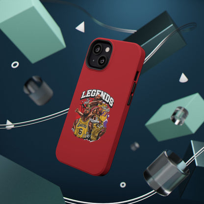 Legends Basketball Graphic Phone Case — Impact-Resistant iPhone Cover