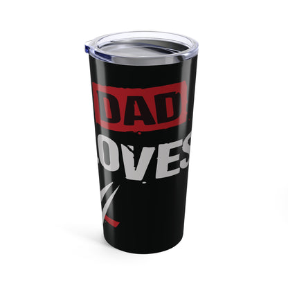 WWE Motivational Tumbler 20oz - Perfect Gift for WWE Loving Dads