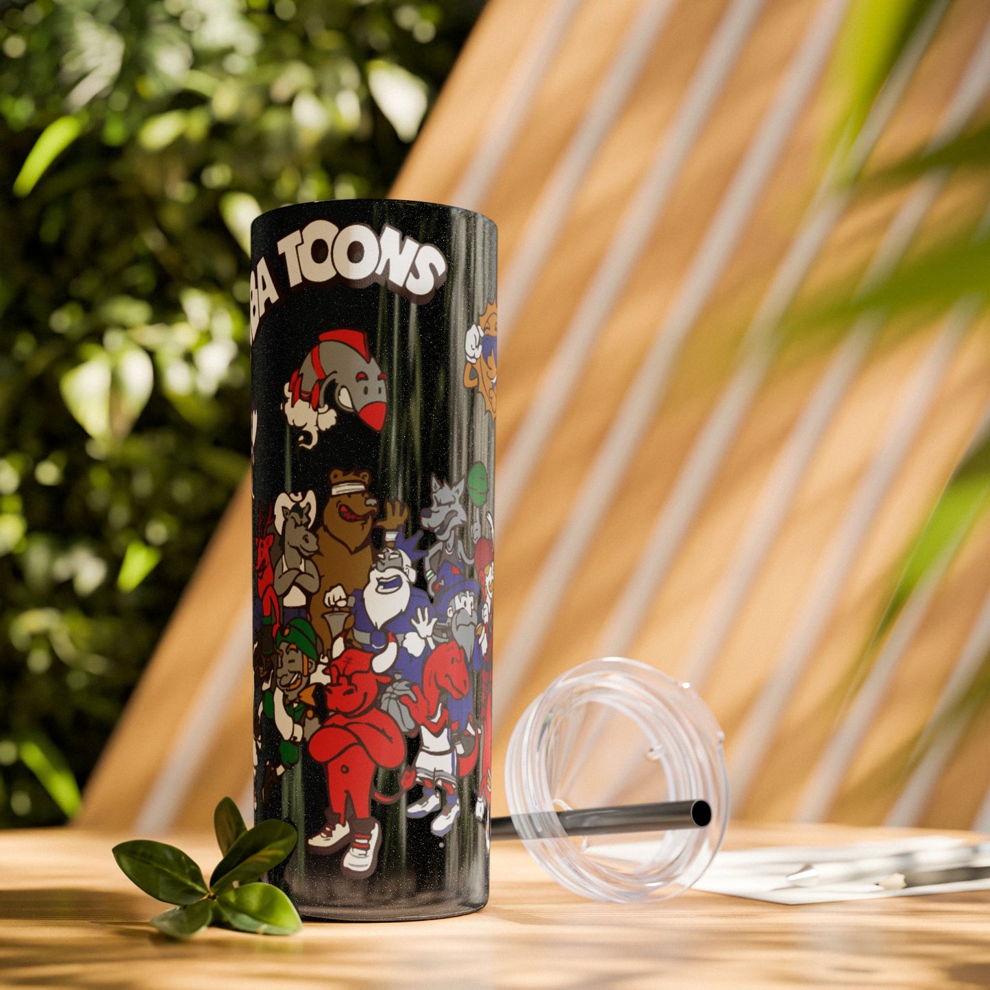 NBA Toons Skinny Tumbler with Straw, 20oz - Stylish Drinkware for Sports Fans, Gift for Birthdays, Holidays, Basketball Lovers, Fun [...]