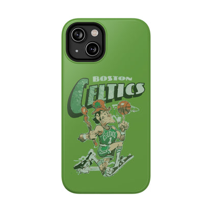 Boston Celtics Impact-Resistant Phone Case, Basketball Phone Cover, Sports Fan Gift, Sturdy Phone Case, NBA Merchandise, Team Spirit Decor