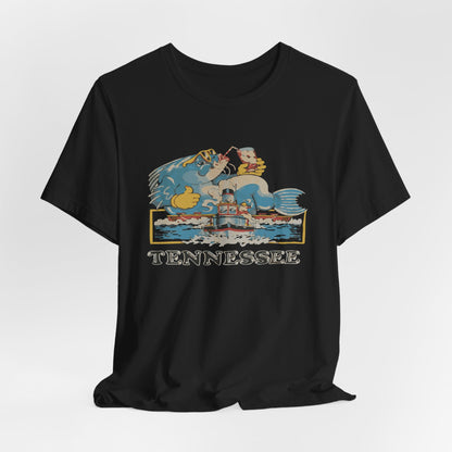 Tennessee Vintage Graphic Tee, Unisex Jersey Short Sleeve T-Shirt, Souvenir Shirt, Vacation Wear, Gift for Travelers, Retro Tee