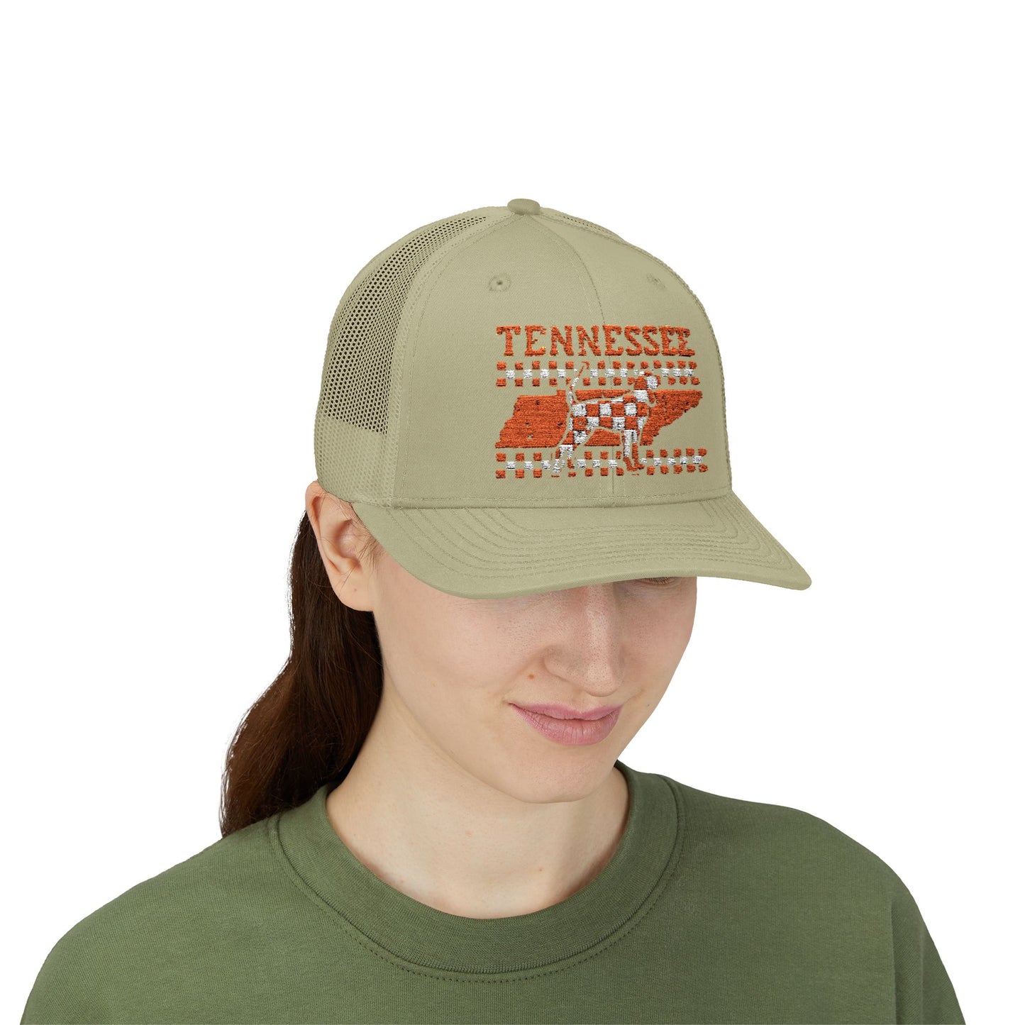 Tennessee Racing Rhinestone Trucker Cap