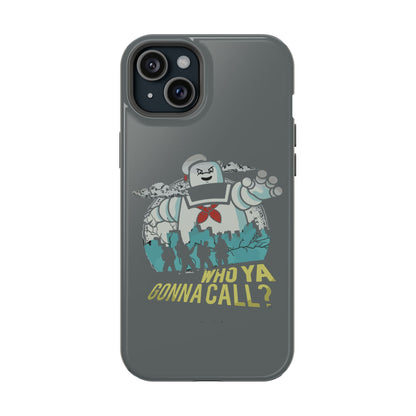 Ghostbuster-Inspired Tough Phone Case - Who Ya Gonna Call? - Perfect for Fans, Gift for Halloween, Geeky Accessories, Durable Protection