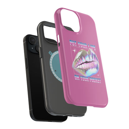 Stylish Magnetic Tough Phone Cases, Trendy Phone Accessories, Unique Gift Idea, Fun Expression Cases, Customizable Designs