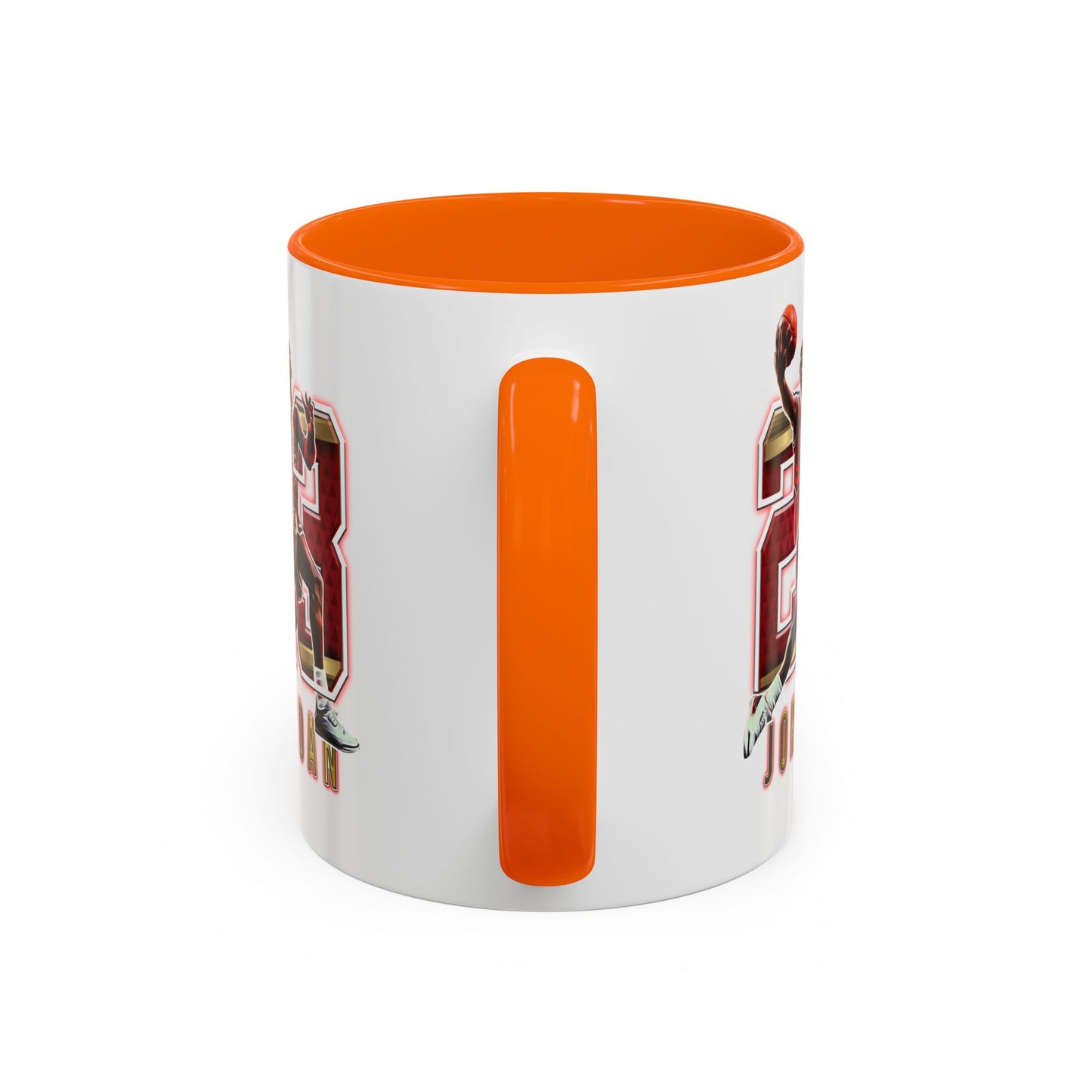 Michael Jordan Accent Coffee Mug - 11oz & 15oz - Perfect Gift for Sports Fans, Collectors, Basketball Lovers, Unique Gift Idea