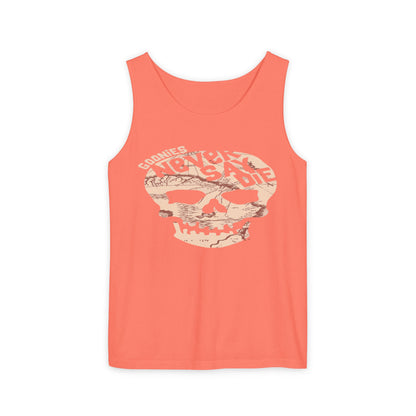 Cool Skull Graphic Tank Top, Unisex Summer Tee, Beachwear, Festival Outfit, Casual Wear, Graphic Apparel