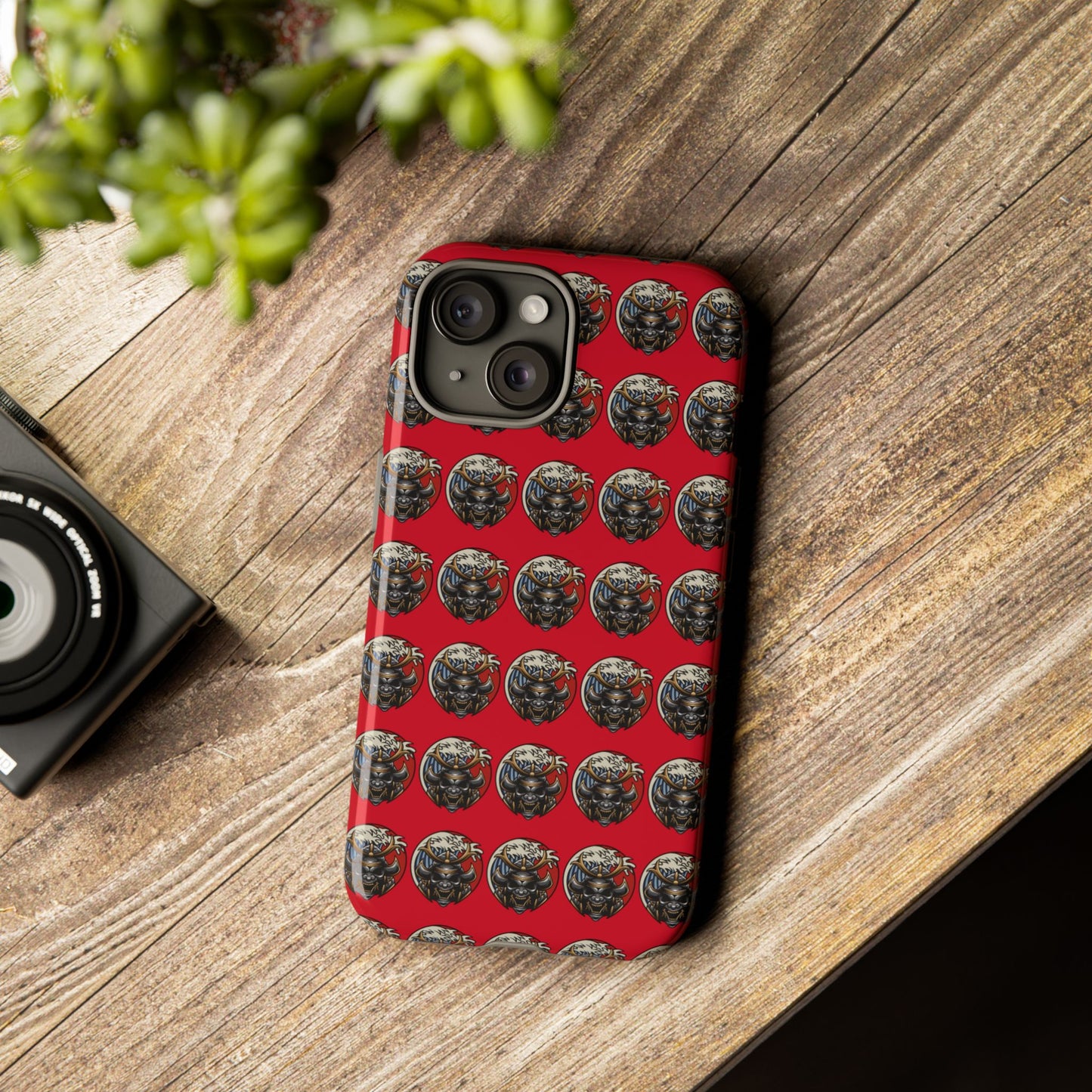 Bold Phone Case, Tough Phone Cover, Red Phone Protector, Unique Gift for Him/Her, Trendy Tech Accessory