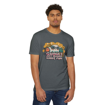 Halloween Fun Graphic Tee, Ghouls T-shirt, Unisex T-shirt, Spooky Shirt, Casual Halloween Apparel