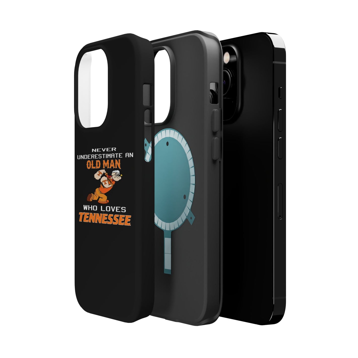 Tough Phone Case, Old Man Who Loves Tennessee, Gift for Grandpa, Tennessee Pride, Men's Accessories, Father's Day, Custom Cases