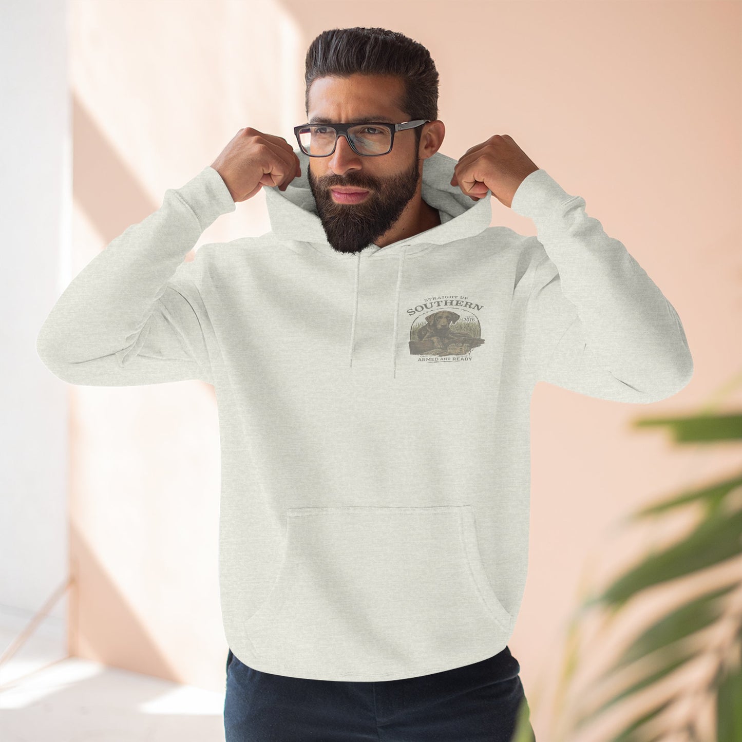 Southern Retriever Hoodie — 'Straight Up Southern' Graphic Pullover