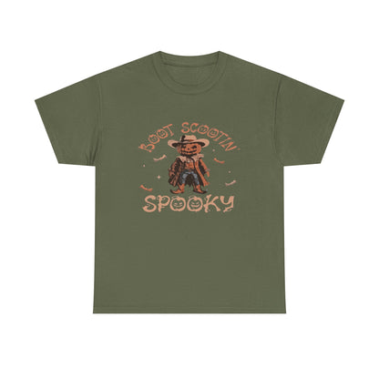 Spooky Cowboy Tee, Unisex Heavy Cotton T-Shirt, Halloween Costume, Fall Fashion, Fun Casual Wear, Gift for Friends, Boot Scootin' [...]