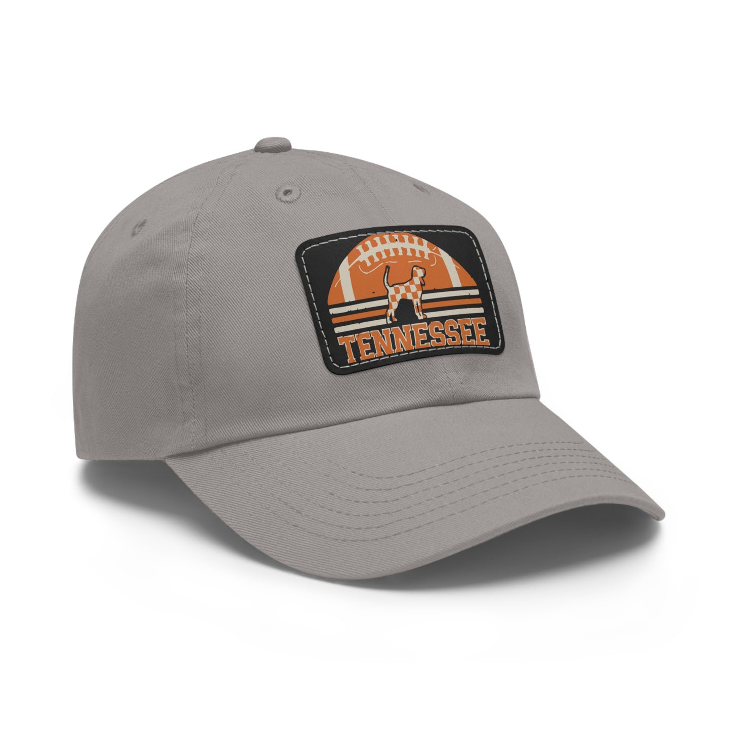 Tennessee Dad Hat with Leather Patch, Casual Hat, Sports Cap, Gift for Dads, Outdoor Hat, Summer Accessory