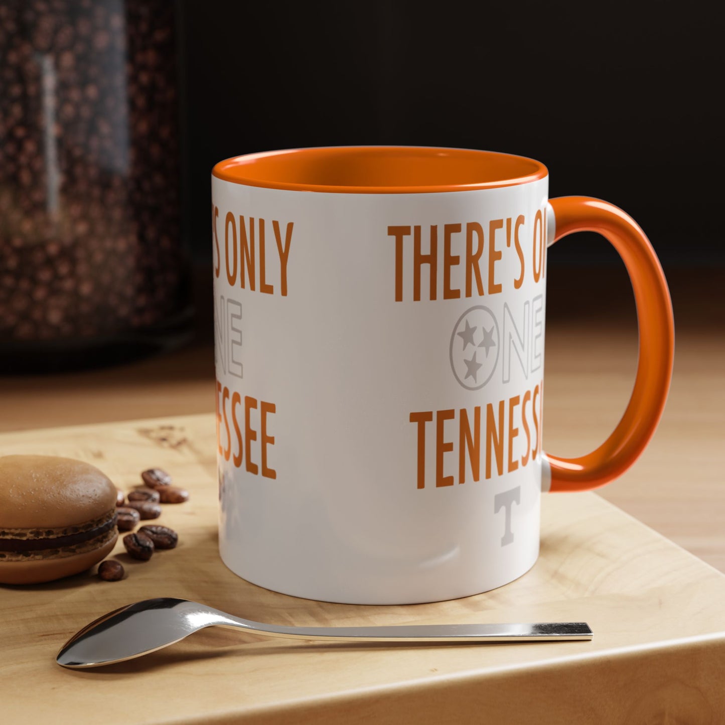Tennessee Accent Coffee Mug - Perfect for Fans, Gift for Graduates, Home Office Essential, Sports Celebration, Personalized Tea Cup