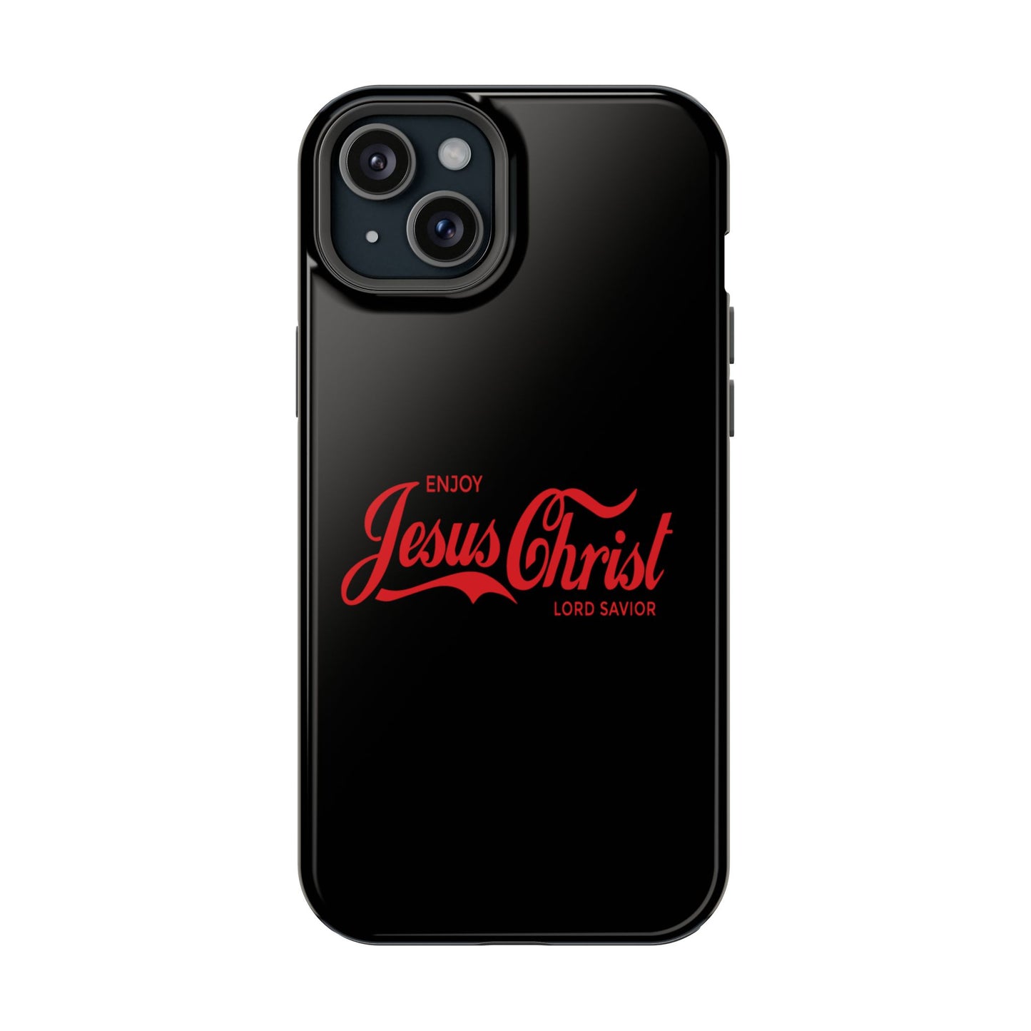 Impact-Resistant Phone Case: Enjoy Jesus Christ Lord Savior, Christian Gift, Durable Protection, Faith-Based Accessory, Holiday Gift
