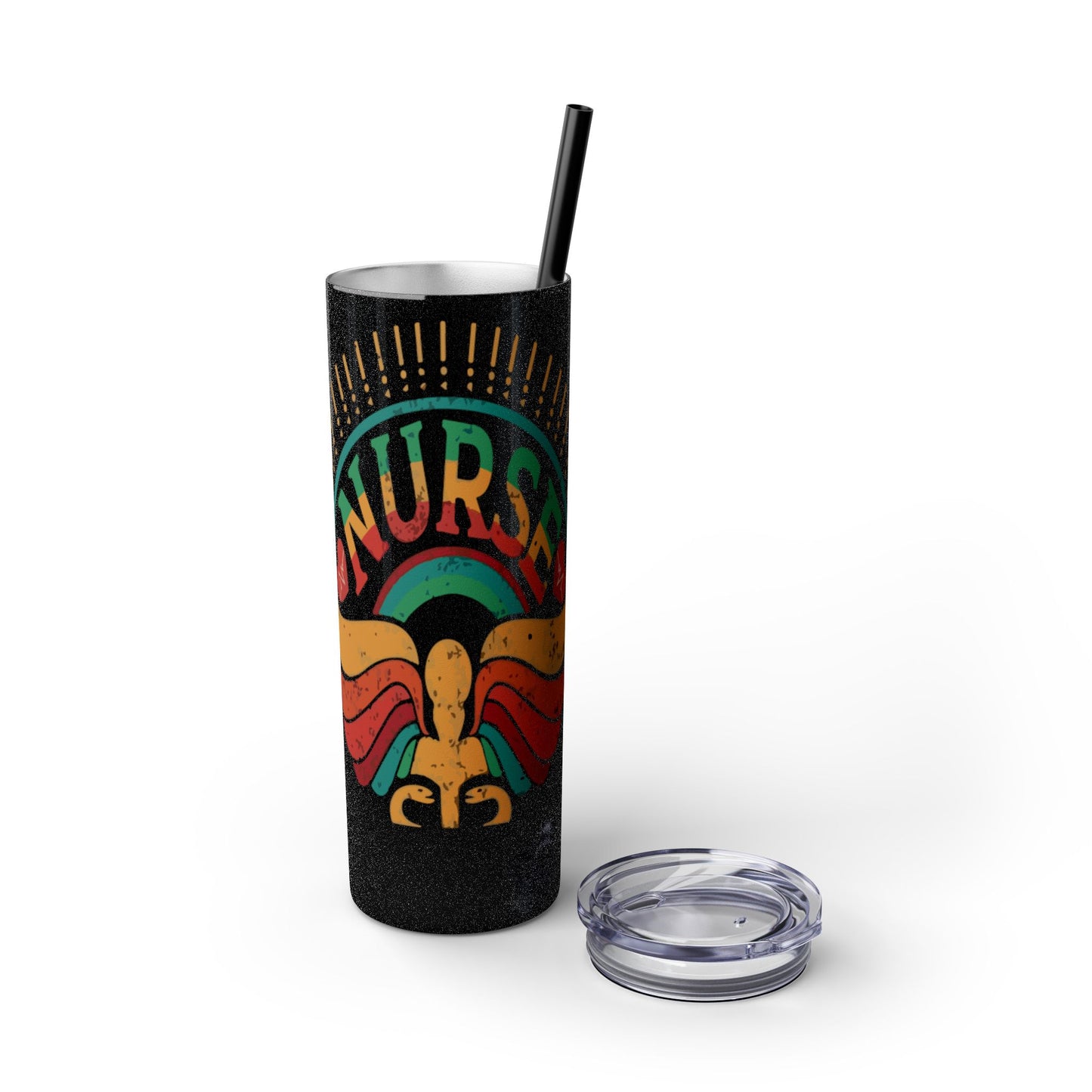 Nurse Skinny Tumbler, 20oz, Motivational Drinkware, Gift for Nurses, Summer Hydration, Nurse Appreciation Day