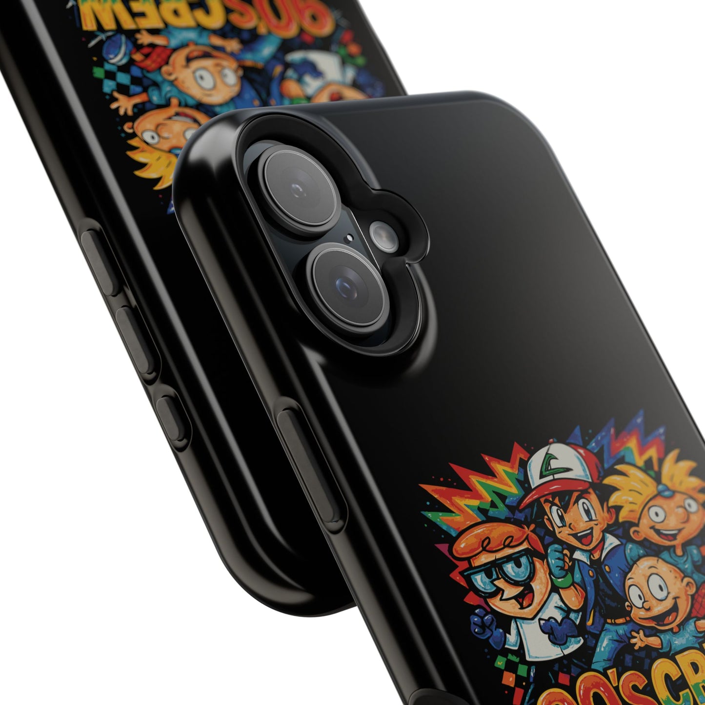90s Crew Impact-Resistant Phone Case — Retro Cartoon Gamer Design