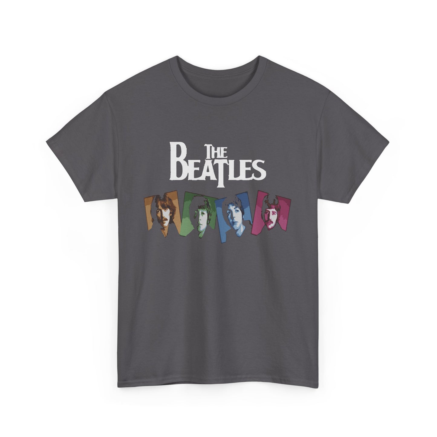 Retro Beatles Graphic Tee - Vintage Unisex Heavy Cotton T-Shirt, Music Lover Gift, 60s Inspired Fashion, Concert T-Shirt, Gift for Him/Her