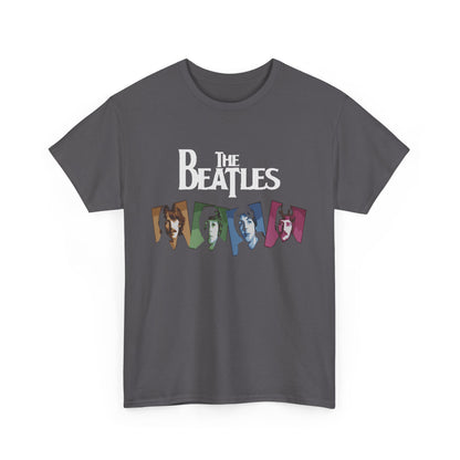 Retro Beatles Graphic Tee - Vintage Unisex Heavy Cotton T-Shirt, Music Lover Gift, 60s Inspired Fashion, Concert T-Shirt, Gift for Him/Her